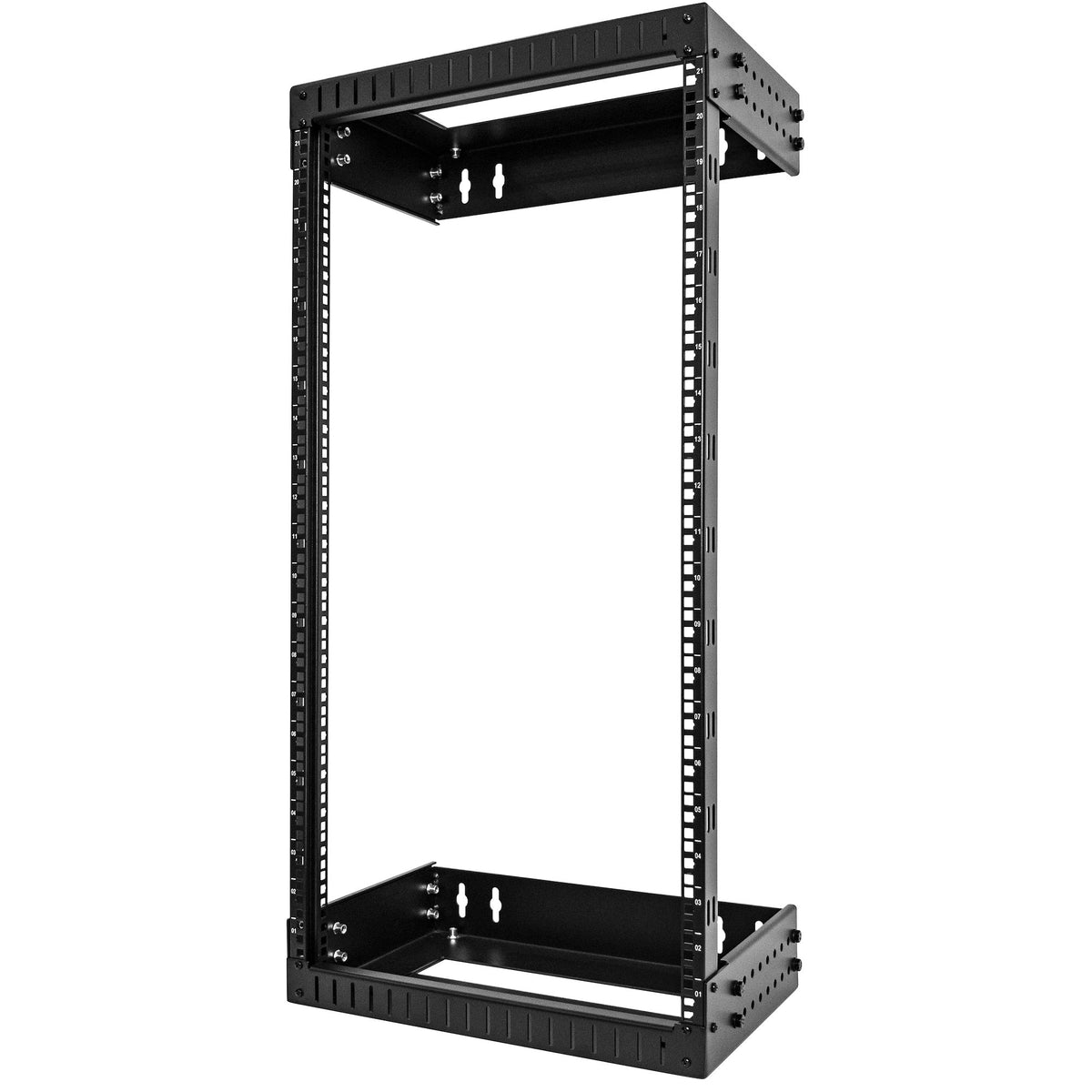 STARTECH 2-POST 21U OPEN FRAME NETWORK RACK WITH ADJUSTABLE DEPTH (12-20IN) - DU