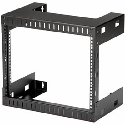 Startech 8U WALL MOUNT PATCH PANEL RACK 2 POST OPEN FRAME IT EQUIPMENT RACK