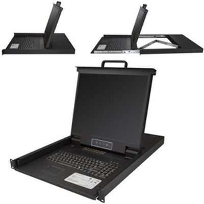 StarTech Rackmount KVM Console w/ 19in Active Matrix TFT LCD Monitor / 1280 x 1024 / 16 P
