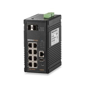 Signamax I-300 8 Port Industrial Gigabit PoE+ Swi