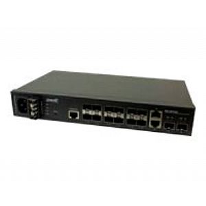 Transition MGDFIBERSWCH 12-PORT100/1000SFP 2-PORT1G/10GSFP+ 2 10/100/1000B-T