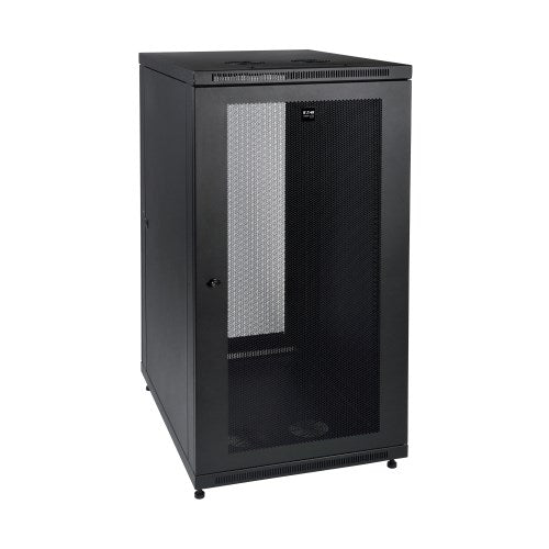 TRIPP 24U RACK ENCLOSURE SERVER CABINET 33IN DEEP W/ DOORSSIDES