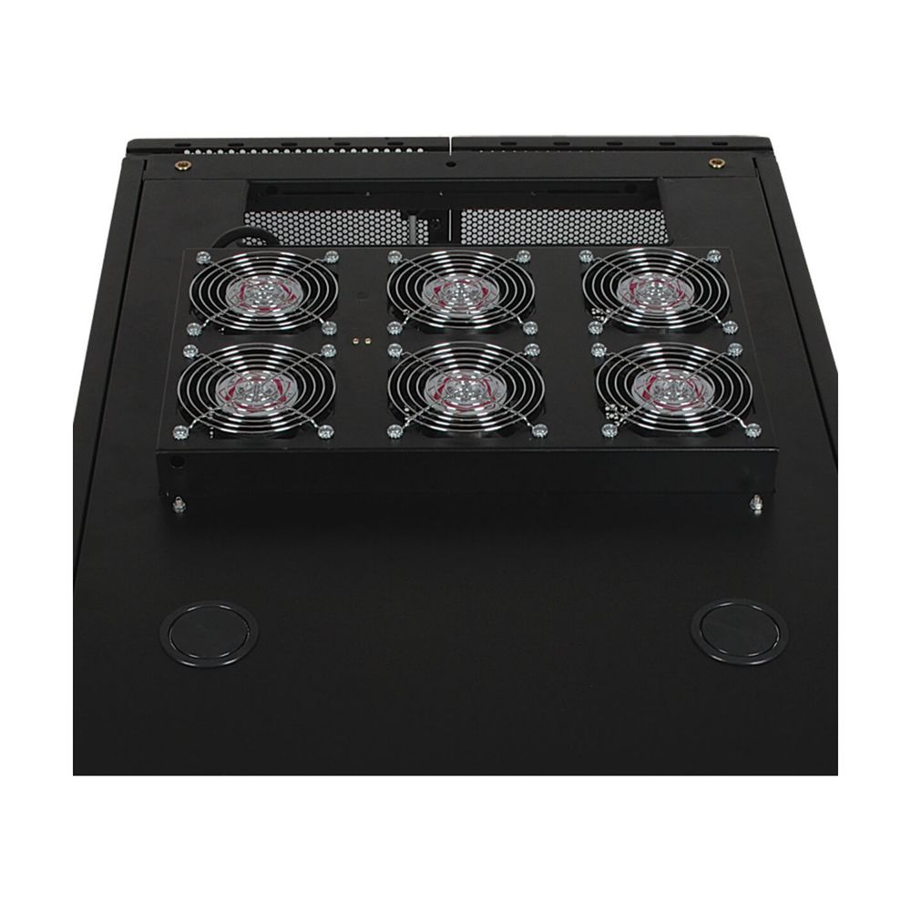 TRIPP SmartRack Roof-Mounted Fan Panel - 6-120V high-performance fans; 630 CFM, 5-15P