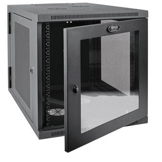 TRIPP 12U Wall Mount Rack Enclosure Cabinet Hinged Deep Acrylic Window