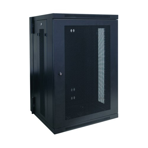 TRIPP Rack Enclosure Cabinet - Black - Maximum load capacity of 250 lbs (113.4 kgs) Sw