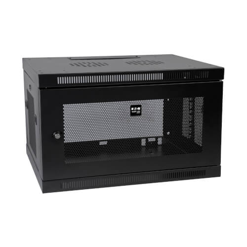 Tripp 6U Wall Mount Rack Enclosure Server Cabinet Switch Depth Deep