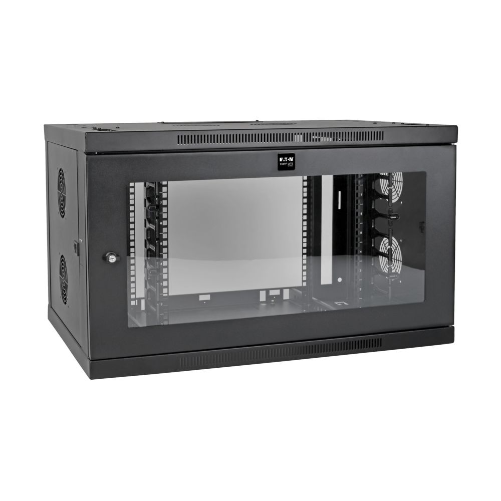 Tripp Lite series SmartRack 9U Low-Profile Switch-Depth-Plus Wall-Mount Mini Rac