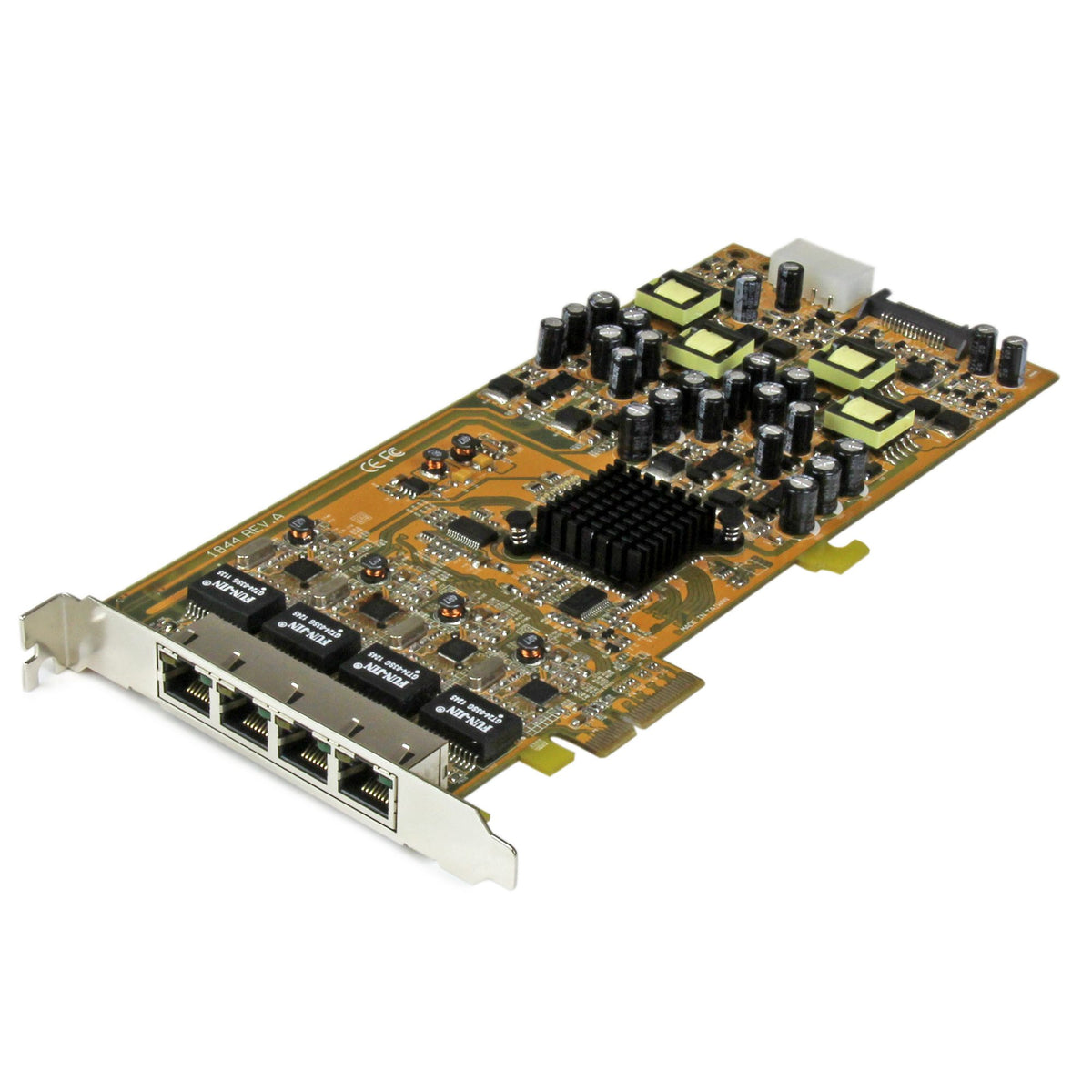 StarTech 4 PORT POE CARD NETWORK PCIE GIGABIT ETHERNET NIC ADAPTER RJ45