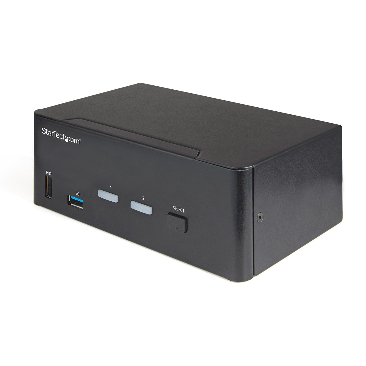 StarTech 2 Port Dual Monitor HDMI KVM Switch with USB 3.0 Hub 5Gbps - Hotkey/Push Button