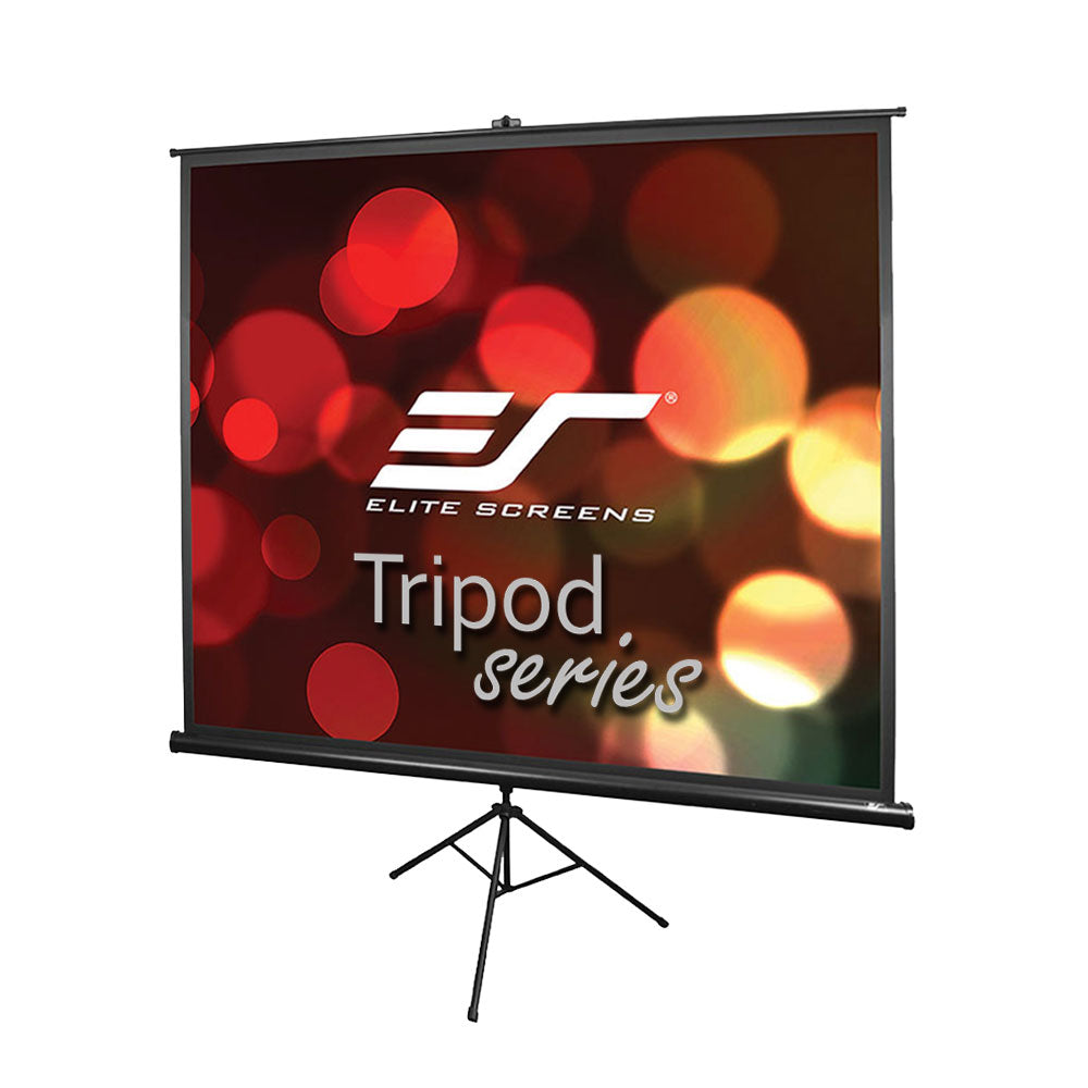 Elite Screens Tripod 120IN Diag. 4:3, Adjustable Multi Aspect Ratio Portable Ind