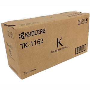 KYOCERA TK-1162 BLACK TONER CARTRIDGE FOR USE IN ECOSYS P2040dw ESTIMATED YIELD