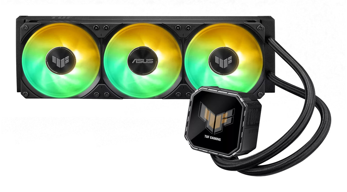 ASUS TUF GAMING LC III 360 ARGB LCD WITH PRE-INSTALLED & INTEGRATED TRIPLE FANS