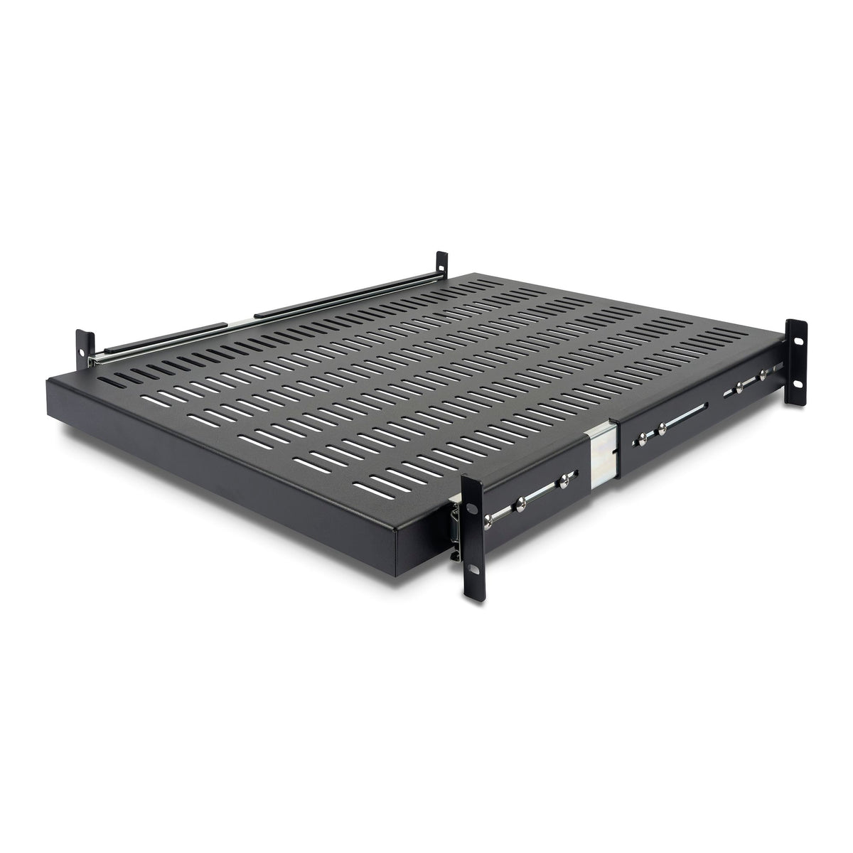 StarTech Increase peripheral and equipment accessibility with this vented sliding cabinet