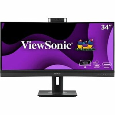 VIEWSONIC 34IN UWQHD CURVED VIDEO CONFERENCING MONITOR WITH WINDOWS