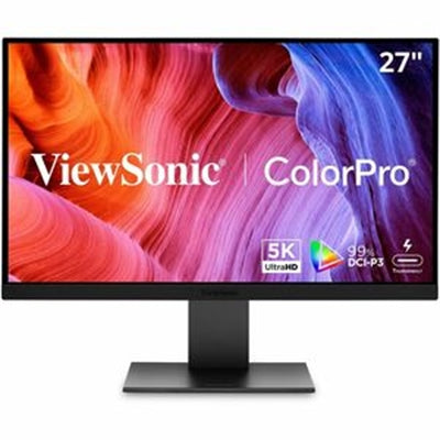 VIEWSONIC 27IN COLORPRO 5K IPS MONITOR WITH 100W THUNDERBOLT 4, USB C, AND DCI-P