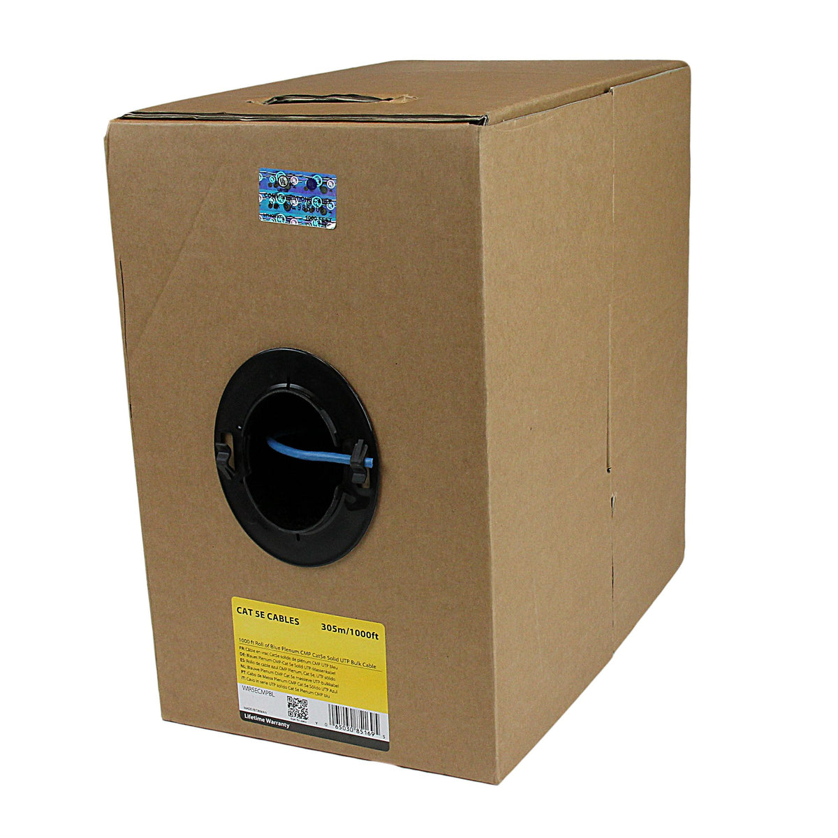 StarTech 1000 ft. Blue UTP Cat5e cable for 1000 Mbps networks - High-quality copper condu