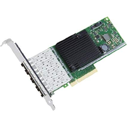 Intel X710-DA4 Converged Network Adapter, 10 GigE, 4x SFP+ Direct Attached Twin