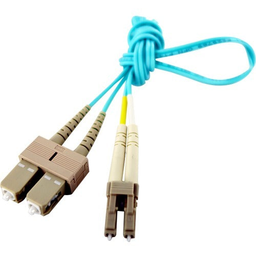 Axiom LC/SC BENDnFLEX Silver MMD OM4 50/125 Plenum Bend Insensitive Fiber 25m