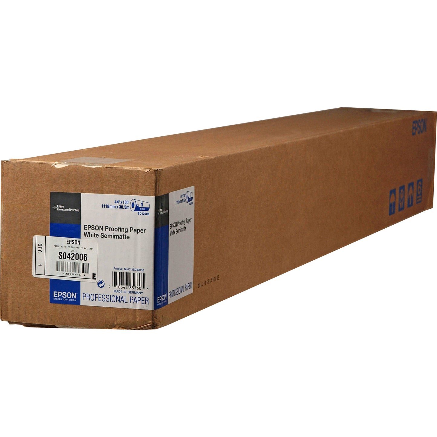 Commercial Proofing Paper - White Semimatte for Select Epson Printers - 44in x
