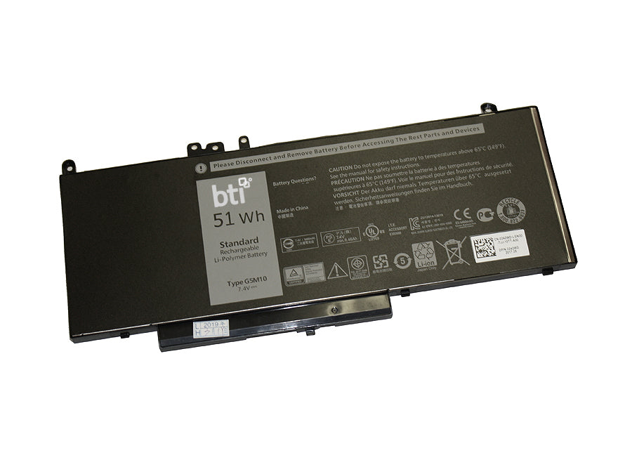 BATTERY FOR DELL LATITUDE E5450 E5550