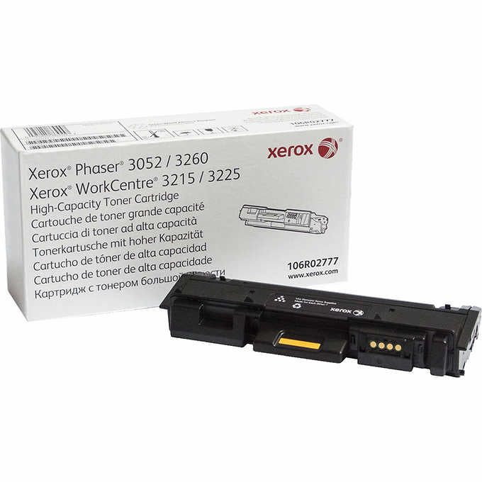 BLACK TONER CART F/PHASER 3260/