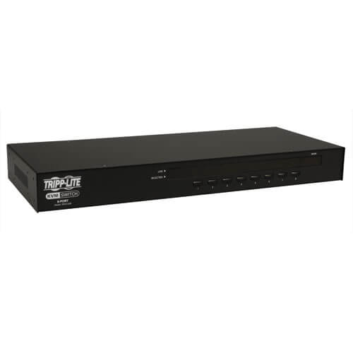 8-Port 1U Rack-Mount USB/PS2 KVM Switch with On-Screen Display