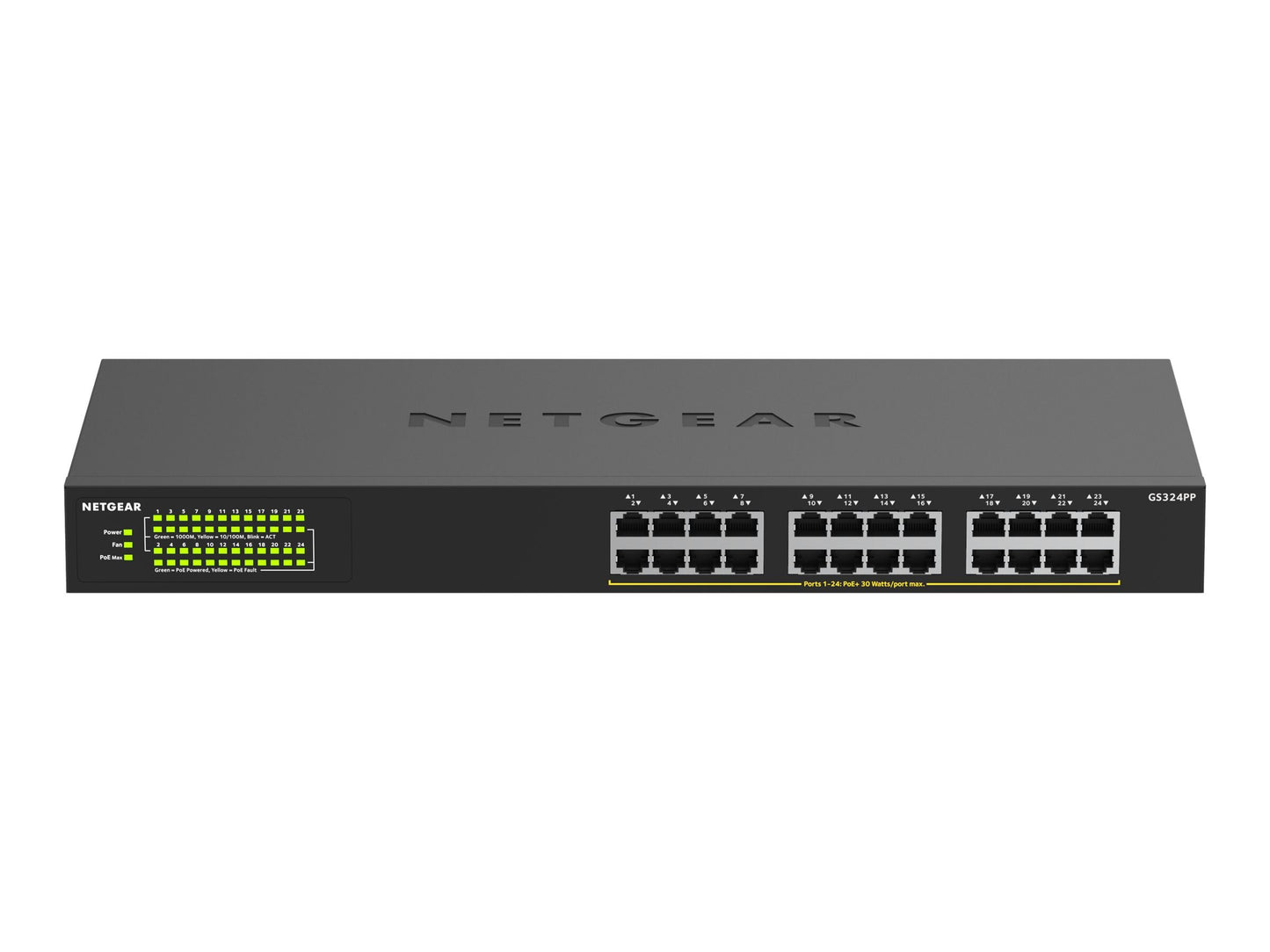 24PORT GBE UNMANAGED HIGH-POWER