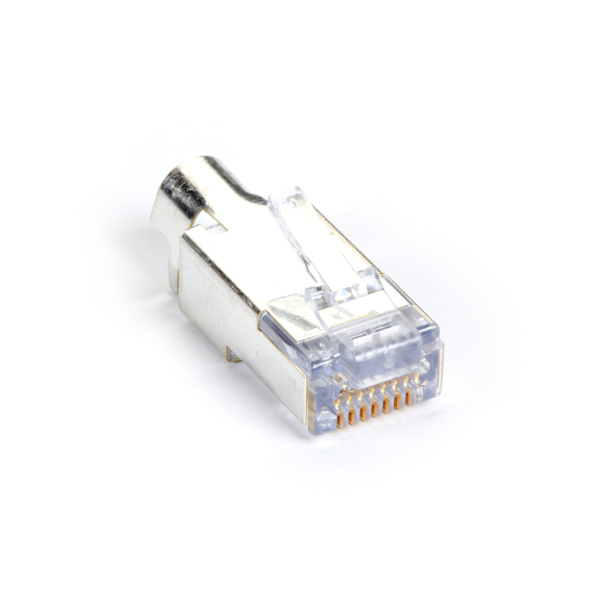 Shielded CAT6 EZ-RJ45 Modular Plugs, 100-Pack