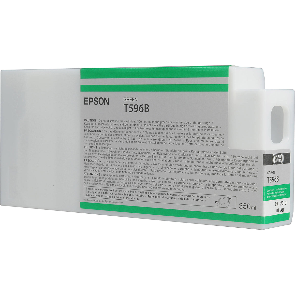 T596B00 350 ml Green Ultrachrome HDR Ink Cartridge