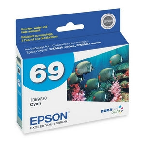 4-Pack EPSON Stylus CX5000/CX5000v/CX6000/CX7000F/7450/8400/9400Fax/C120 - Cyan