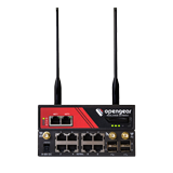 8 serial Cisco Straight pinout, ext power, 2 GbE Ethernet or fiber SFP, 4 USB co