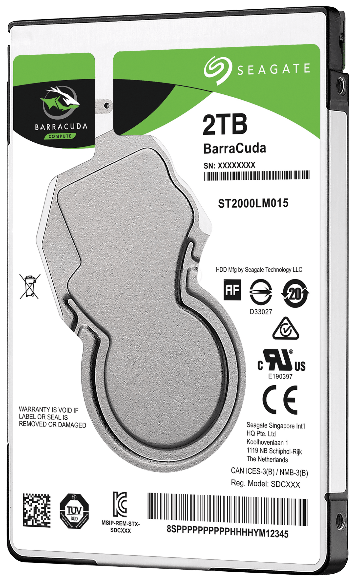 Seagate HD ST2000LM015 2TB SATA 6Gb s 2.5 5400RPM Laptop Bare