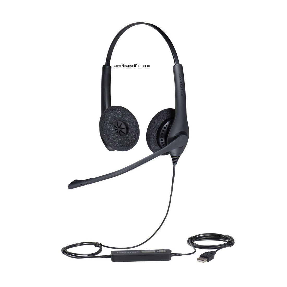 Jabra Biz 1500 Duo USB, Noise Canceling microphone - Headset - Wired - On-Ear -