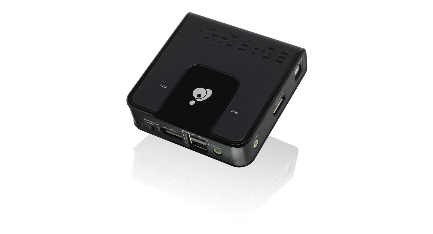 2PORT DP KVM SWITCH W/ 4K HIGH