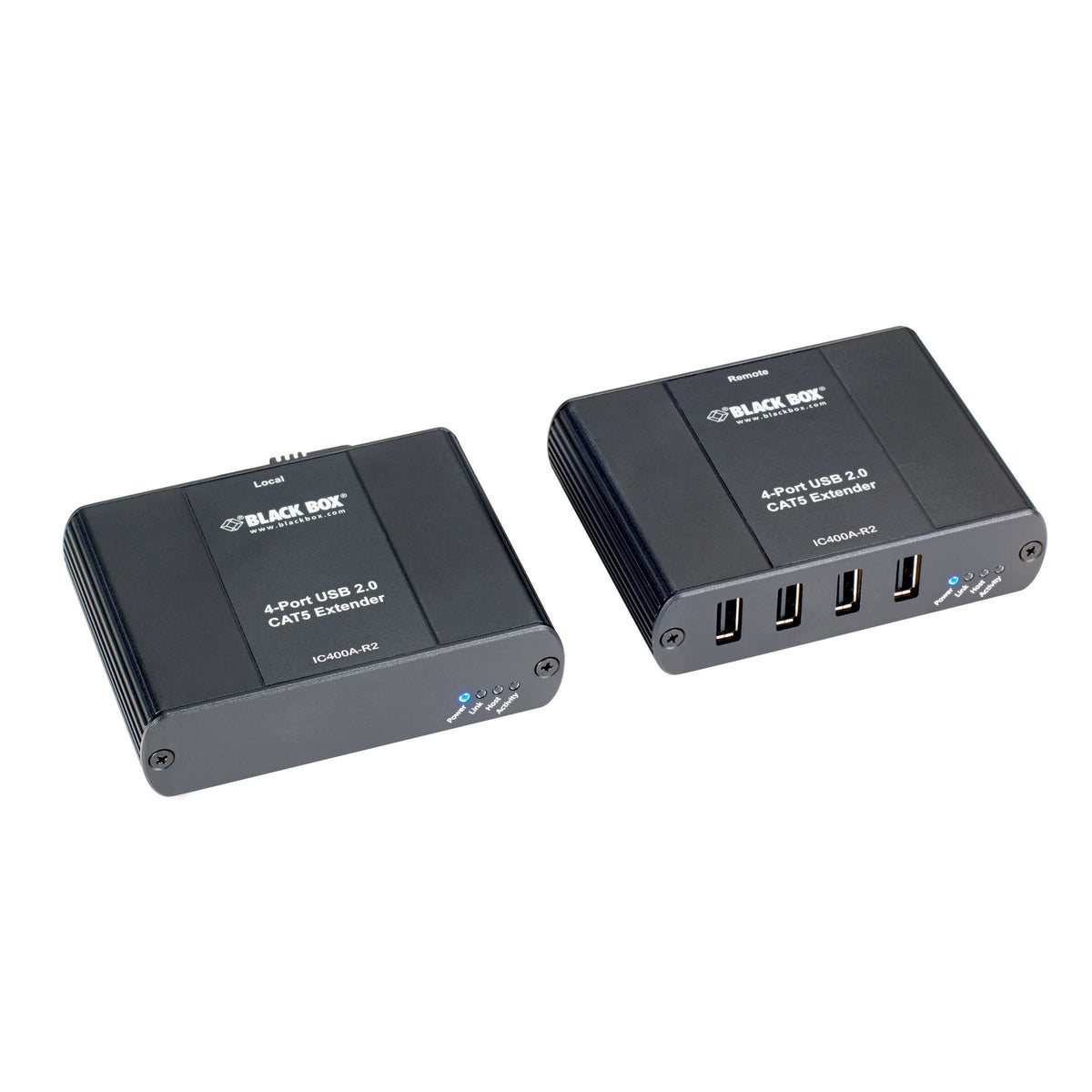 Extends USB 2.0 up to 100 meters over CATx UTP cable.