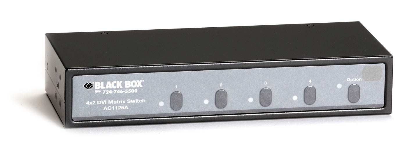 4x2 DVI Matrix Switch with Audio and RS-232 Control