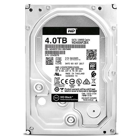 4TB WD BLACK SATA 256MB 3.5 DESKTOP
