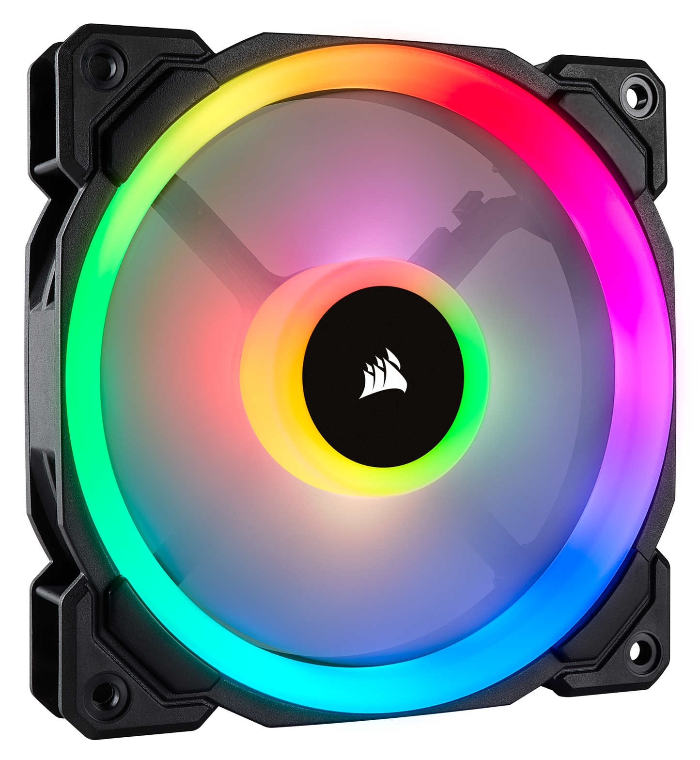 Corsair LL Series, LL120 RGB, 120mm Dual Light Loop RGB LED PWM Fan, 3 Fan Pack