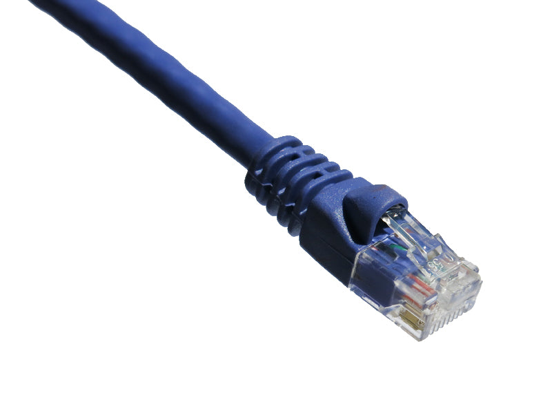 Axiom 100FT CAT6A 650mhz Patch Cable Molded Boot (Purple)