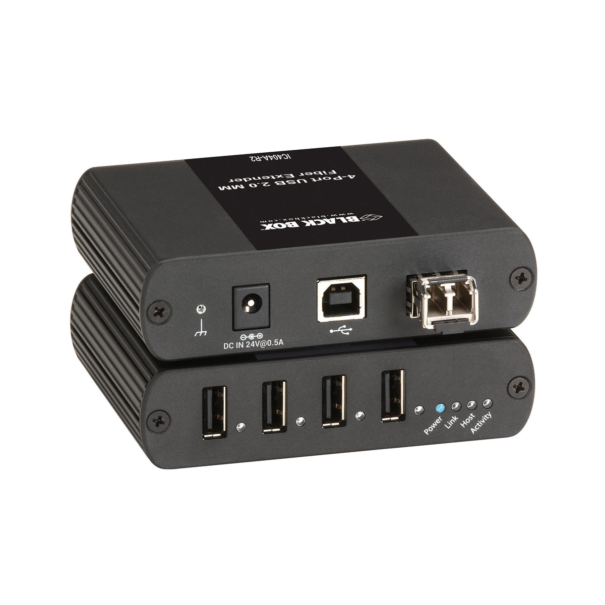 4 PORT USB 2.0 MM FIBER EXTENDER
