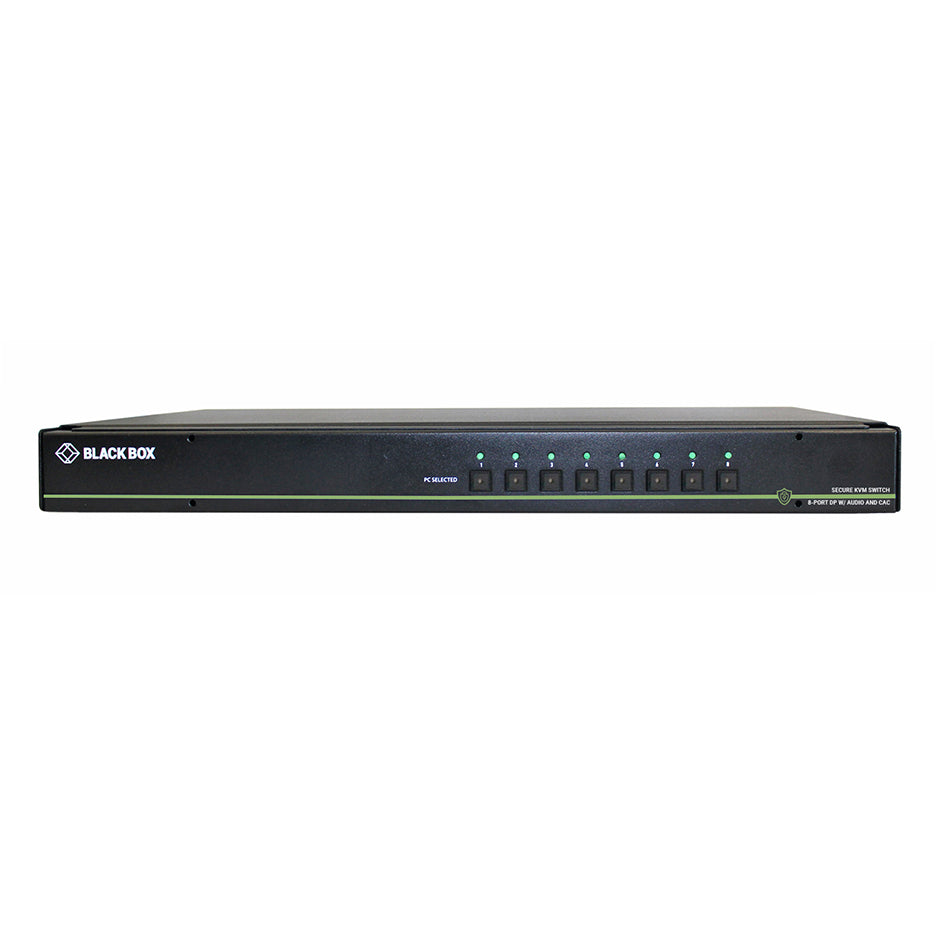 NIAP 3.0 KVM Switch, Single-Head DisplayPort, CAC, 4K, 2PT, Secure