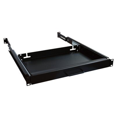 Rack Enclosure Server Cabinet Keyboard Shelf 25lb Capacity