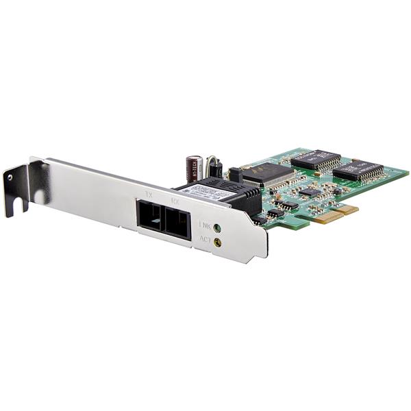 Connect a PCIe based desktop or rackmount PC directly to a Gigabit multimode SC