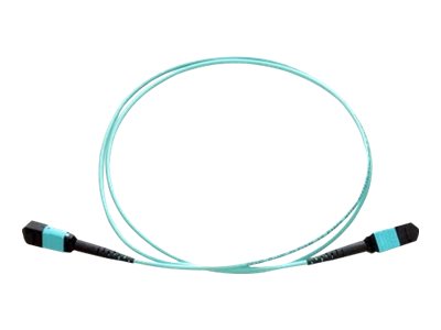 Axiom MPO Female to MPO Female Multimode OM3 50/125 Fiber Optic Cable - 15m