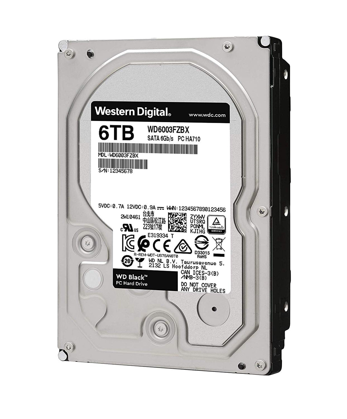 Gold 6TB 7200 RPM 256MB