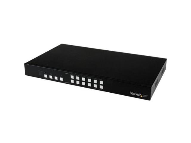 Share an HDMI display between four distinct HDMI audio/video sources, with optio