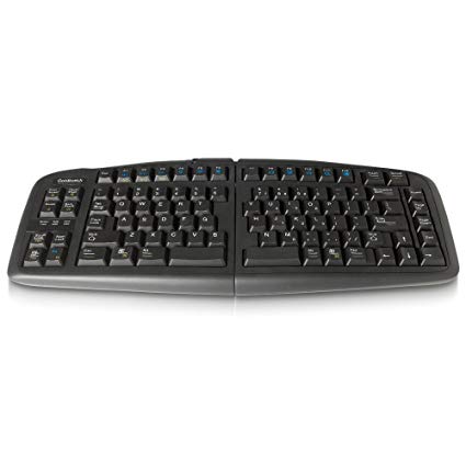 Key Ovation Goldtouch V2 Adjustable Comfort Keyboard for PC/Mac, Black, USB