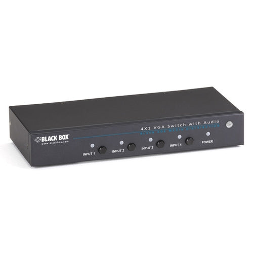 4 X 1 VGA SWITCH WITH SERIAL AND AUDIO