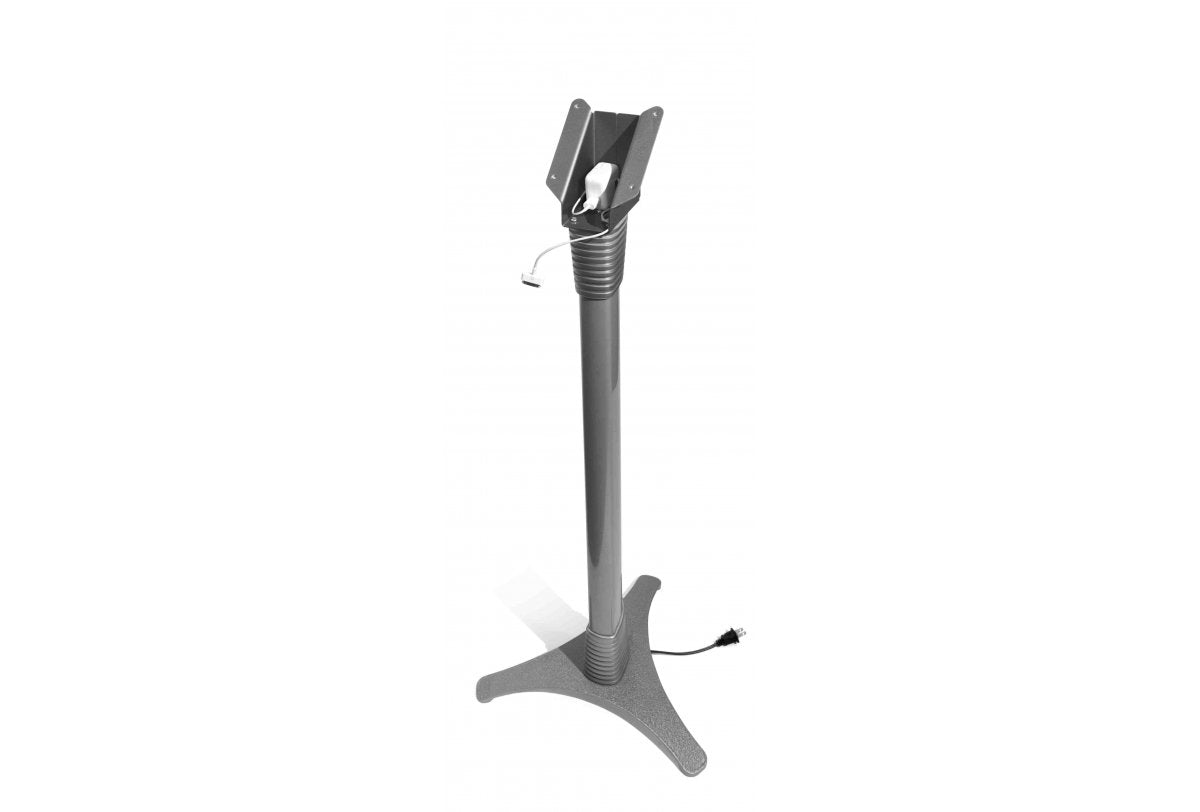 Tablet Floor Adjustable Stand Mount - Black