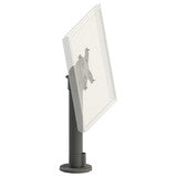 Dual 75/100 VESA on 450 mm pole (Black)